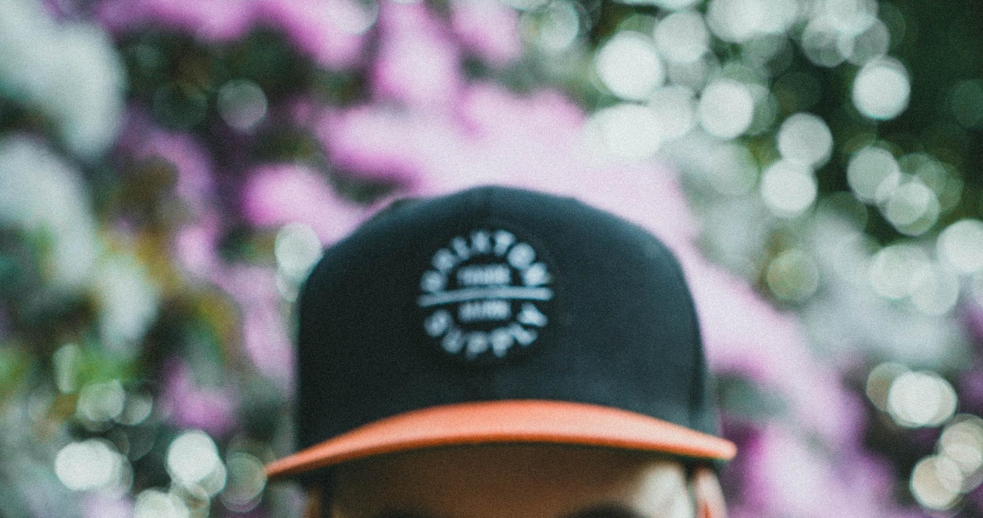 team cap with tonal embroidery